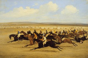 Les enjeux du Cambridgeshire de 1850 : Le départ - Samuel Henry Alken