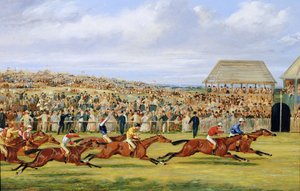 La Fin du Derby de 1862 - Samuel Henry Alken