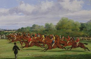 Le Départ du Derby de 1862 - Samuel Henry Alken