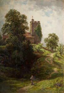 Église de Wigmore, près de Ludlow, 1880 - Samuel Henry Baker