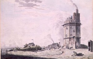 Le phare de North Foreland - Samuel Hieronymous Grimm