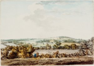 La Vieille Maison à la Grange et Barber Wood, 1787 - Samuel Hieronymous Grimm