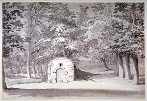 Une glacière ou conduit dans le parc de Greenwich, Londres - Samuel Hieronymus Grimm