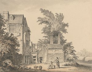 À Mortlake - Samuel Hieronymus Grimm