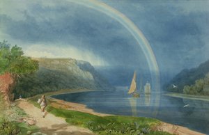 Arc-en-ciel sur la rivière Avon, vers 1825 - Samuel Jackson