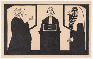 Entre ces trois mon cœur balance - Samuel Jessurun de Mesquita (signed by artist)