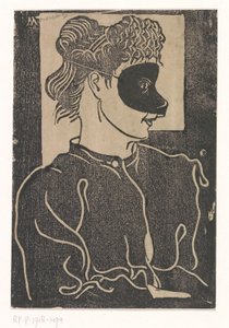 Femme masquée - Samuel Jessurun de Mesquita (signed by artist)