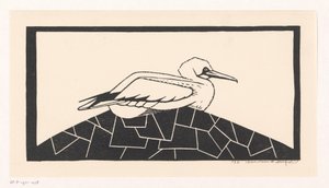 Fou de Bassan - Samuel Jessurun de Mesquita (signed by artist)