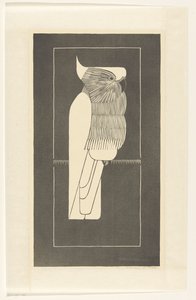 Cacatoès à huppe jaune - Samuel Jessurun de Mesquita (signed by artist)