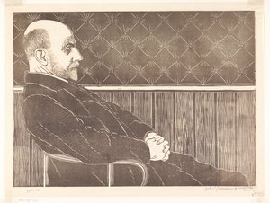 Portrait de Maurits van der Valk - Samuel Jessurun de Mesquita (signed by artist)