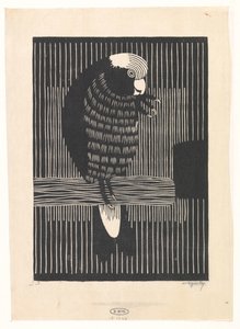 Cacatoès rosalbin - Samuel Jessurun de Mesquita (signed by artist)