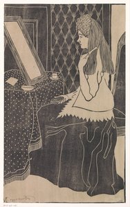 Femme à la coiffeuse