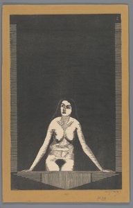 Nu féminin près de la fenêtre