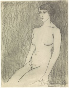 Femme nue assise - Samuel Jessurun de Mesquita