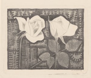 Deux roses - Samuel Jessurun de Mesquita