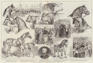 Croquis à la réunion de la Royal Agricultural Society à Norwich - Samuel John Carter