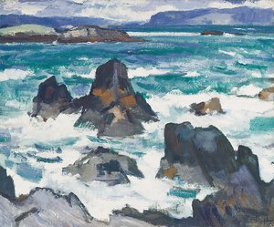 Une journée difficile, Iona - Samuel John Peploe