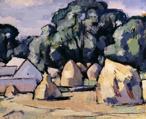 Bâtiments de la ferme de Laggan près de Dalbeattie - Samuel John Peploe