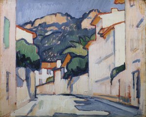 Scène de rue, Cassis, vers 1913 - Samuel John Peploe