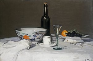 La bouteille noire, c.1905 - Samuel John Peploe
