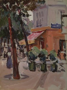 Les Jardins du Luxembourg - Samuel John Peploe