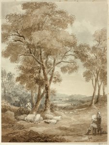 La première vision de Gainsborough de la jeune femme qui - Samuel John Stump
