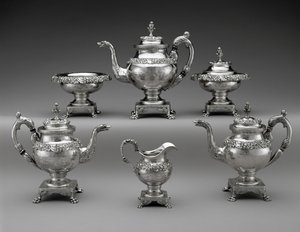 Service à thé et café, vers 1824-1829 - Samuel Kirk