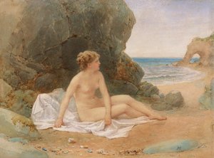 Le baigneur, vers 1890
