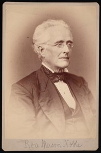 Portrait du Révérend Mason Noble 1809-1881, entre 1876 et 1880