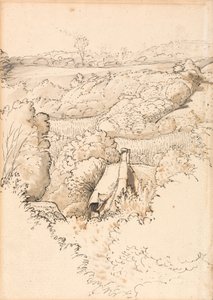 Un cottage parmi les arbres, Shoreham - Samuel Palmer