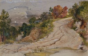 Une route de montagne en Italie - Samuel Palmer
