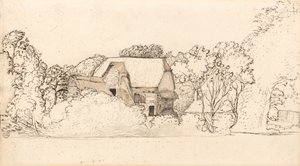 Une ancienne grange à Shoreham - Samuel Palmer