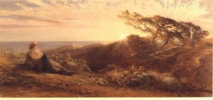 Soirée, vers 1858 - Samuel Palmer