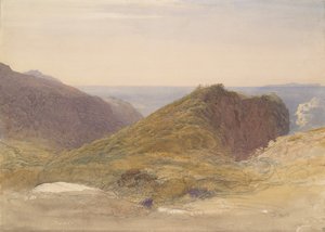 Sur la côte nord du Devon, île de Lundy au loin, vers 1835 - Samuel Palmer
