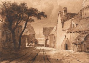 Étude de vieux bâtiments - Samuel Palmer