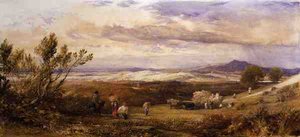 Le champ de blé, matin nuageux - Samuel Palmer