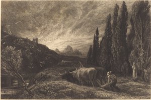 Le laboureur matinal - Samuel Palmer