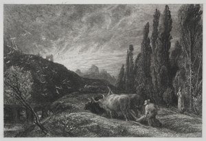 Le Laboureur matinal - Samuel Palmer