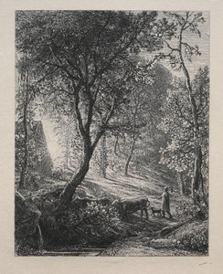 La Chaumière du berger - Samuel Palmer