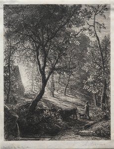 Le cottage du berger, 1850 - Samuel Palmer