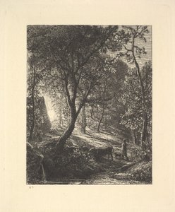 Le Cottage du Berger, ou Coucher de Soleil, 1880 - Samuel Palmer