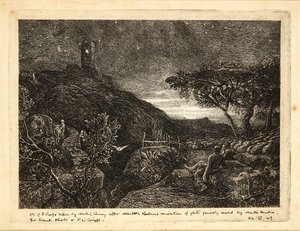 La tour solitaire - Samuel Palmer