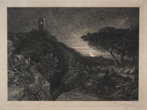 La Tour solitaire - Samuel Palmer