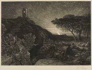 La tour solitaire - Samuel Palmer