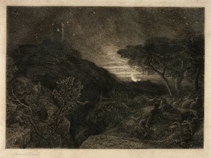 La tour solitaire - Samuel Palmer