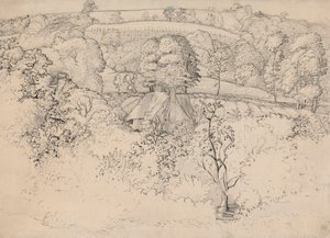 Le cottage primitif, Shoreham - Samuel Palmer