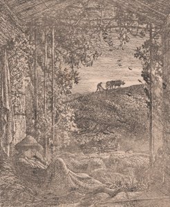 Le berger endormi - Samuel Palmer