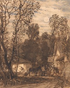 Le forgeron au bord du chemin - Samuel Palmer