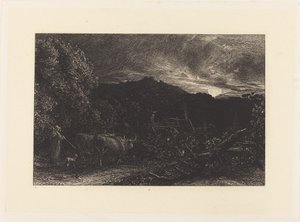 Le laboureur fatigué - Samuel Palmer