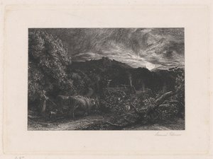 Le laboureur fatigué - Samuel Palmer